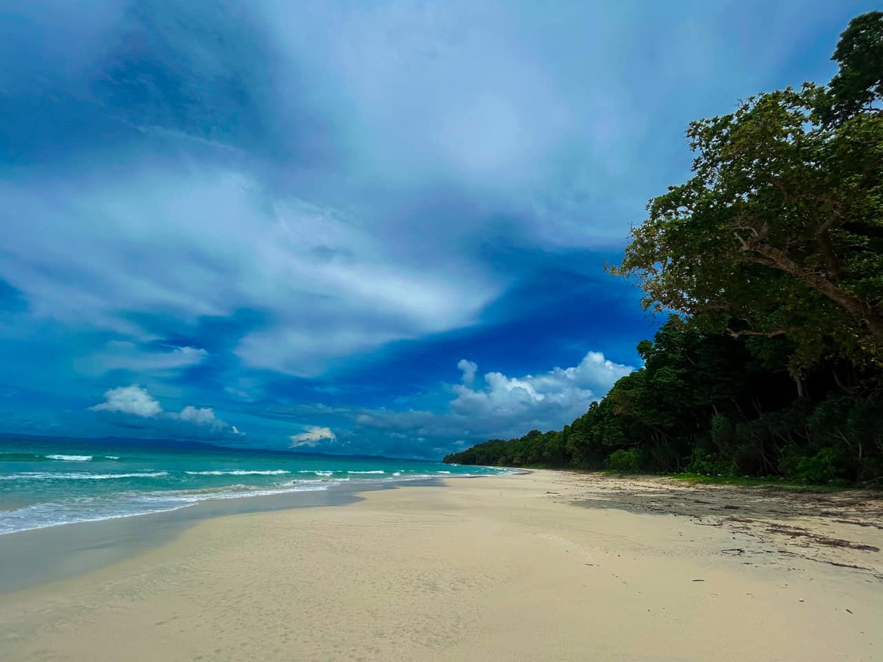 Open stretch of Kalapathar Beach on Havelock