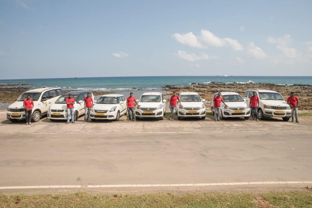 Our drivers and private cab fleet, Port Blair